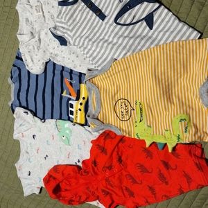 Carter's Short Sleeve Rompers